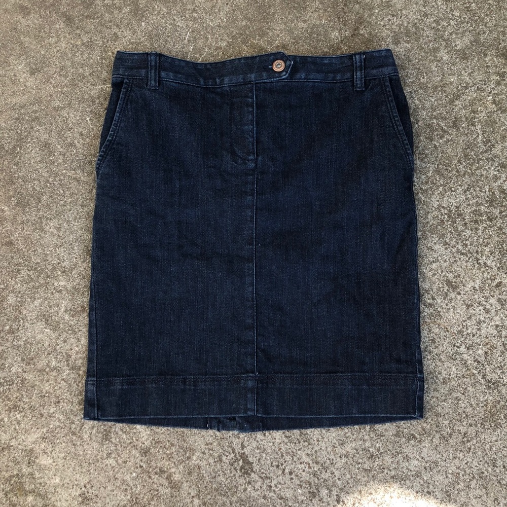 LOFT denim skirt